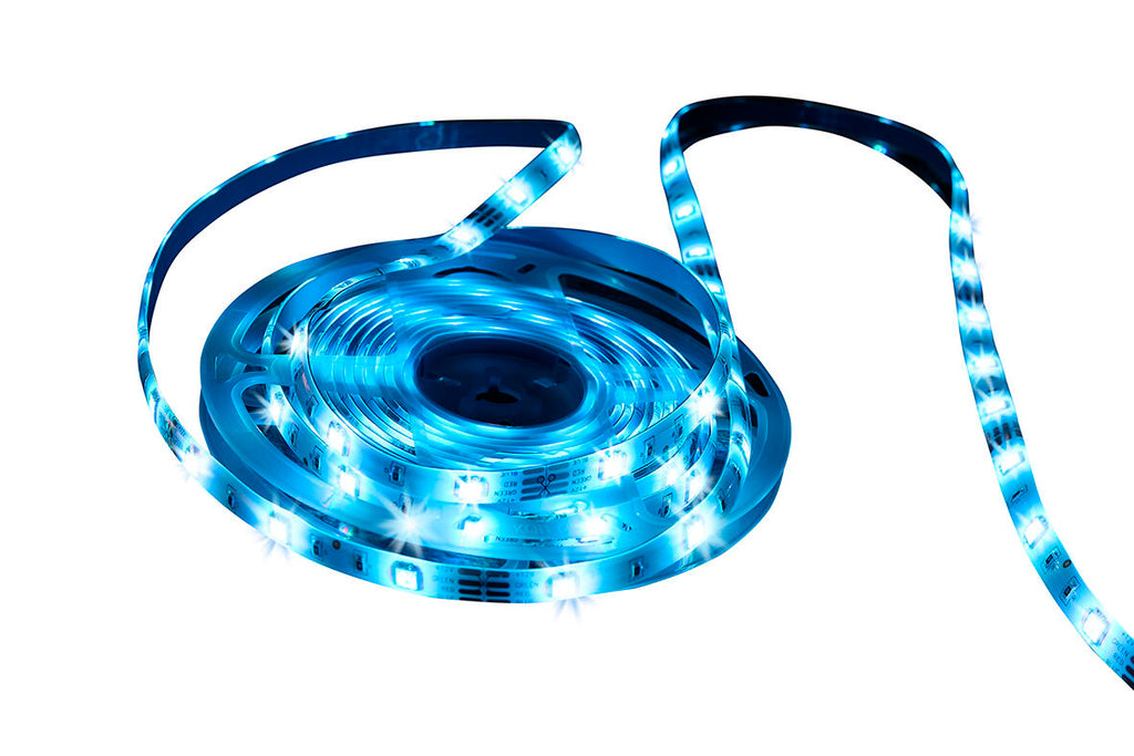 Tira LED regulable de 16 colores, a prueba de agua y con control remoto incluido