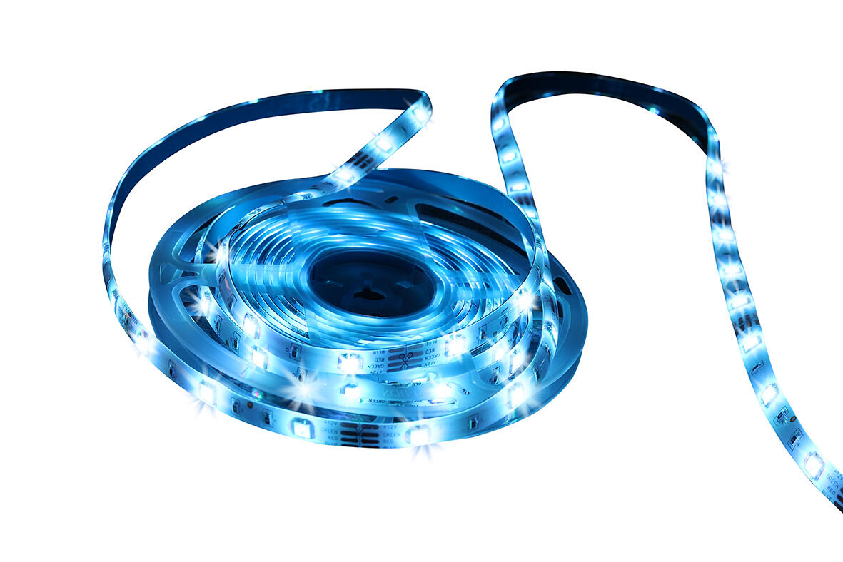 Tira LED regulable de 16 colores, a prueba de agua y con control remoto incluido
