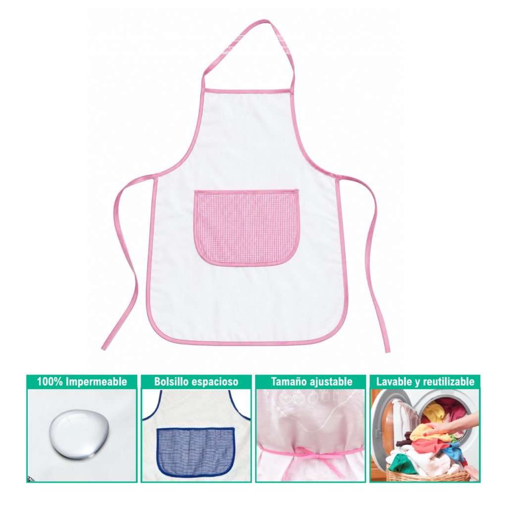 Delantal impermeable doble capa