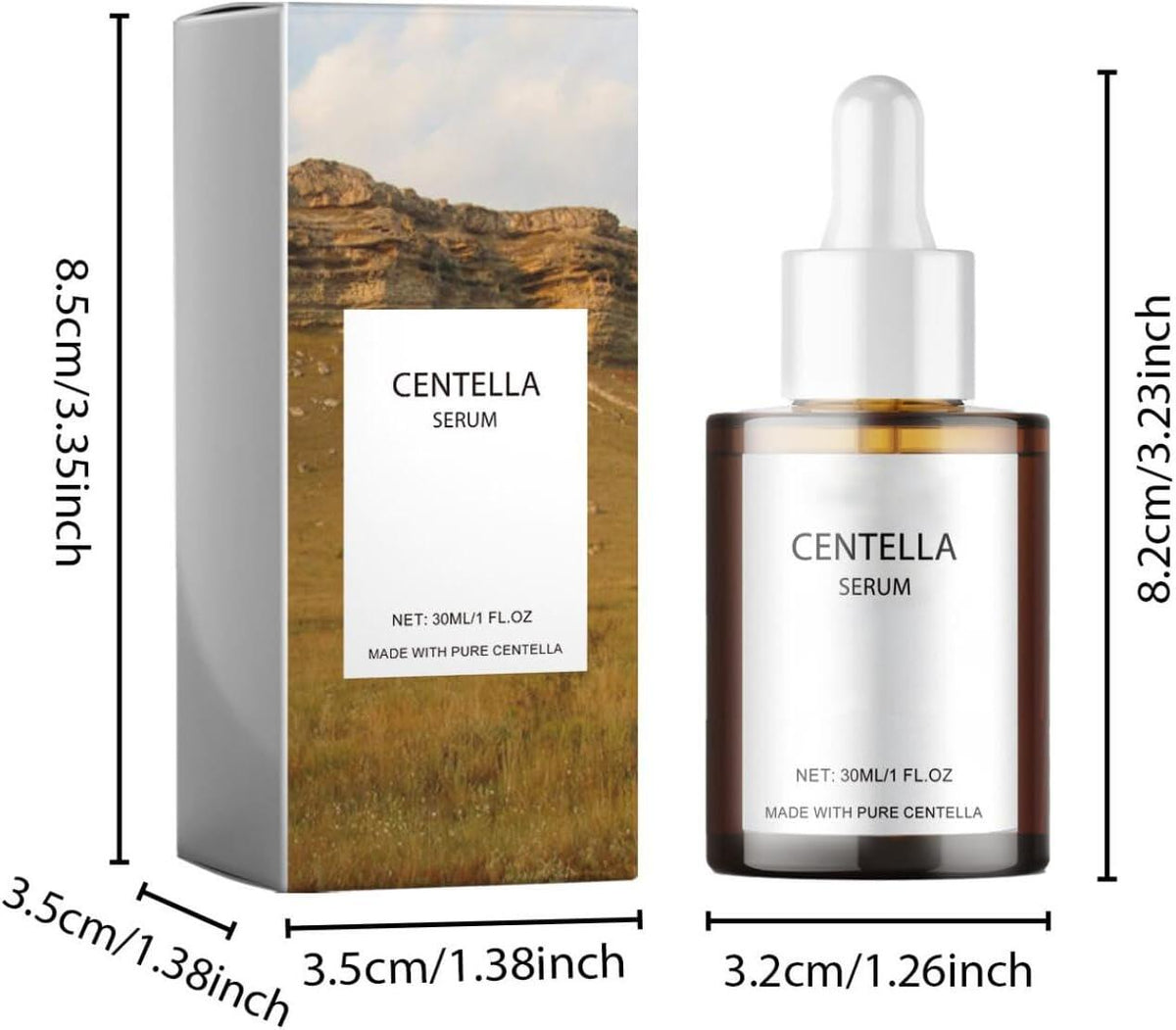 Suero Facial Calmante Centella Asiática | Reducción de Enrojecimiento, Hidratación y Mejora de Elasticidad