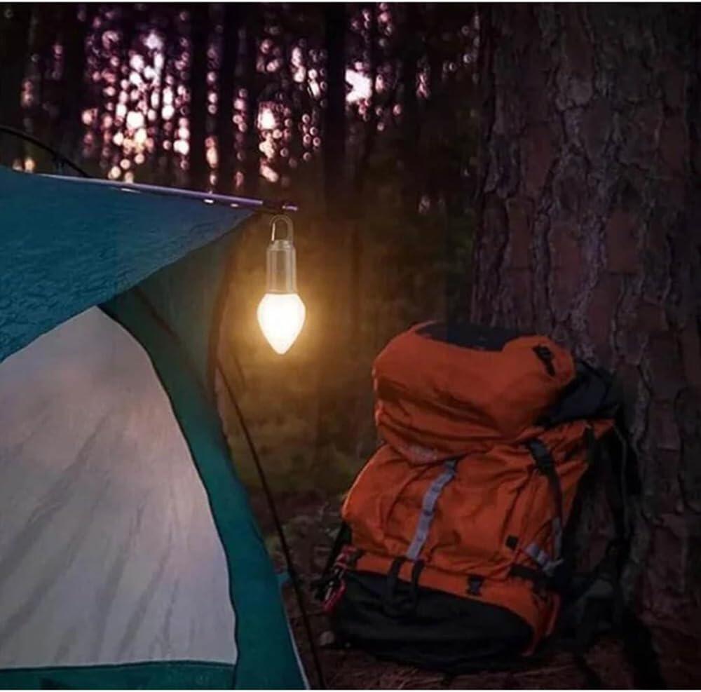 Bombilla Tipo C ideal para camping - Foco Resistente al Agua IPX4, Ideal para Camping y Decoración