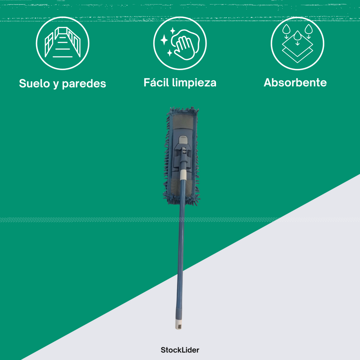 Mopa microfibra multiusos liso