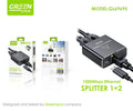 Switch de red 2 puertos Gigabit compacto.