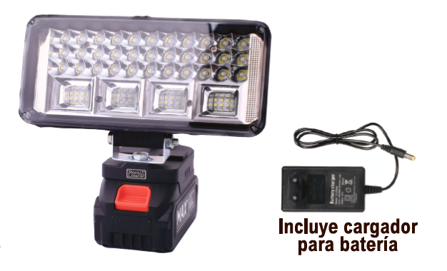 Foco Led Solar con Batería