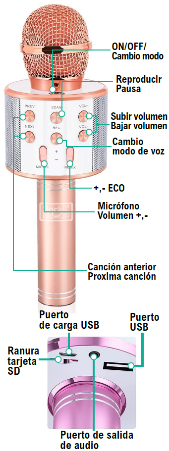 Micrófono karaoke