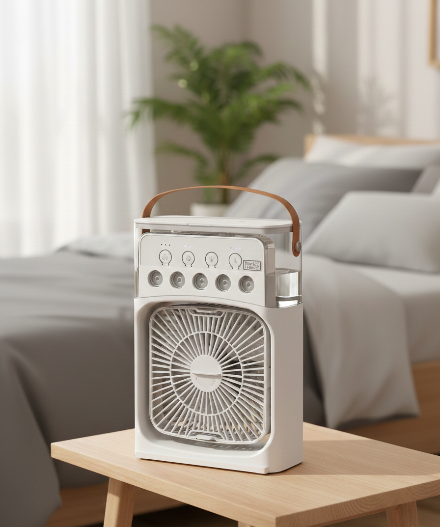 Ventilador con humidificador