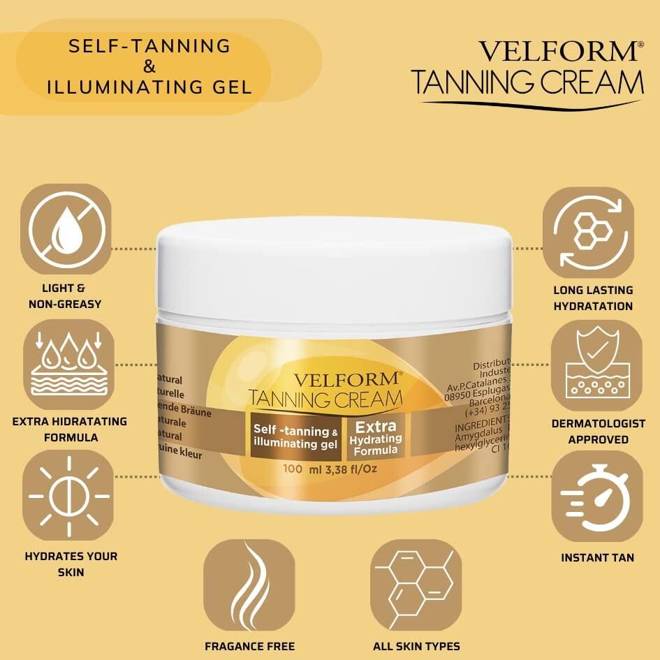 Auto bronceador corporal instantáneo