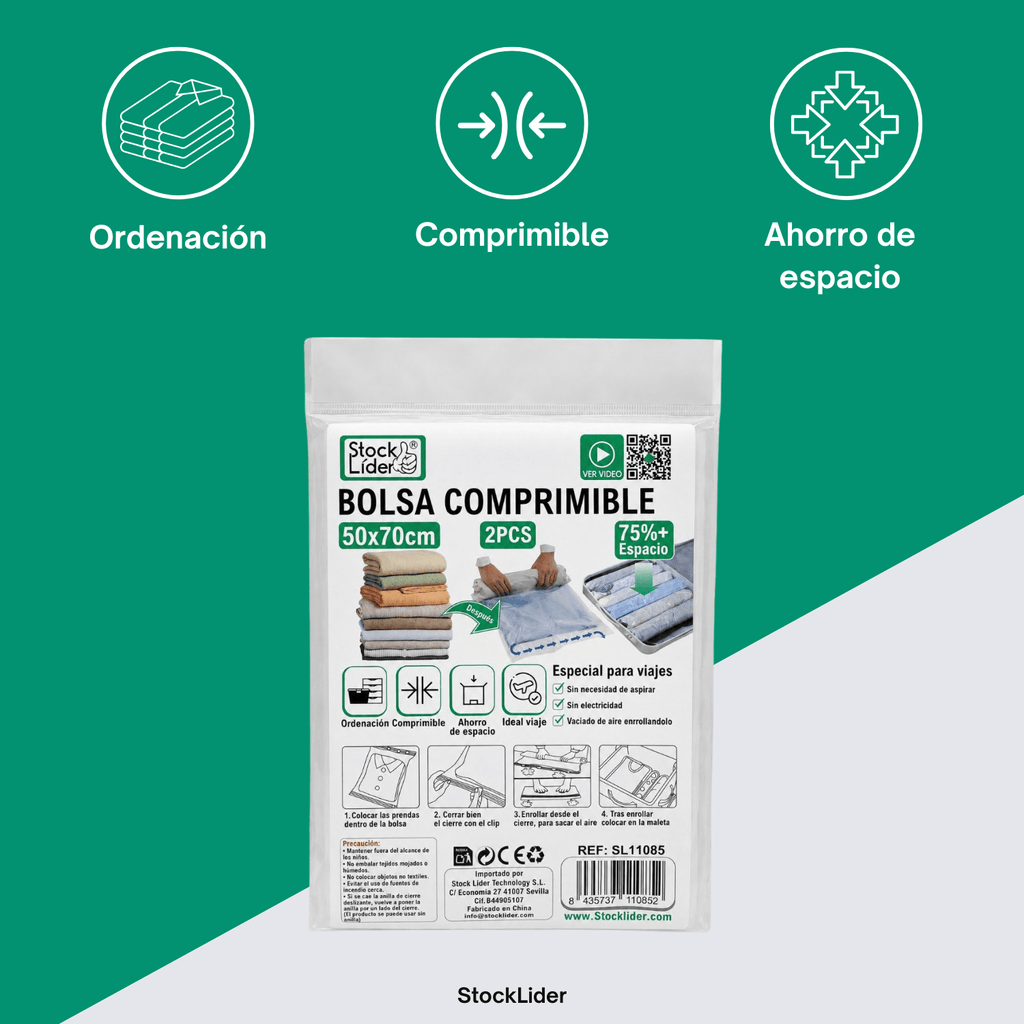 Bolsa Comprimible 50x70