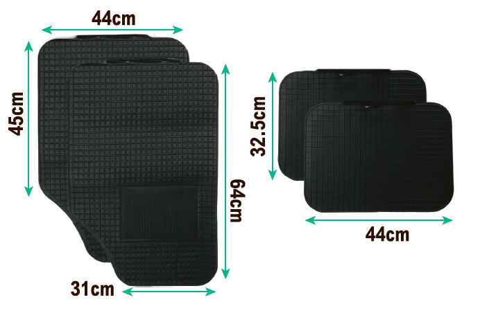Alfombrillas de goma para coches