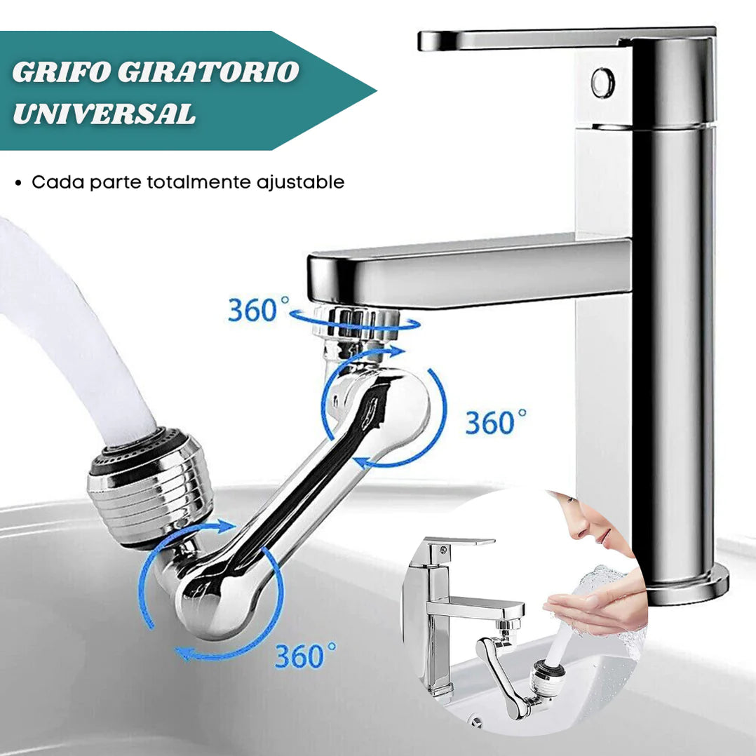 Extensor de Grifo Giratorio Metal