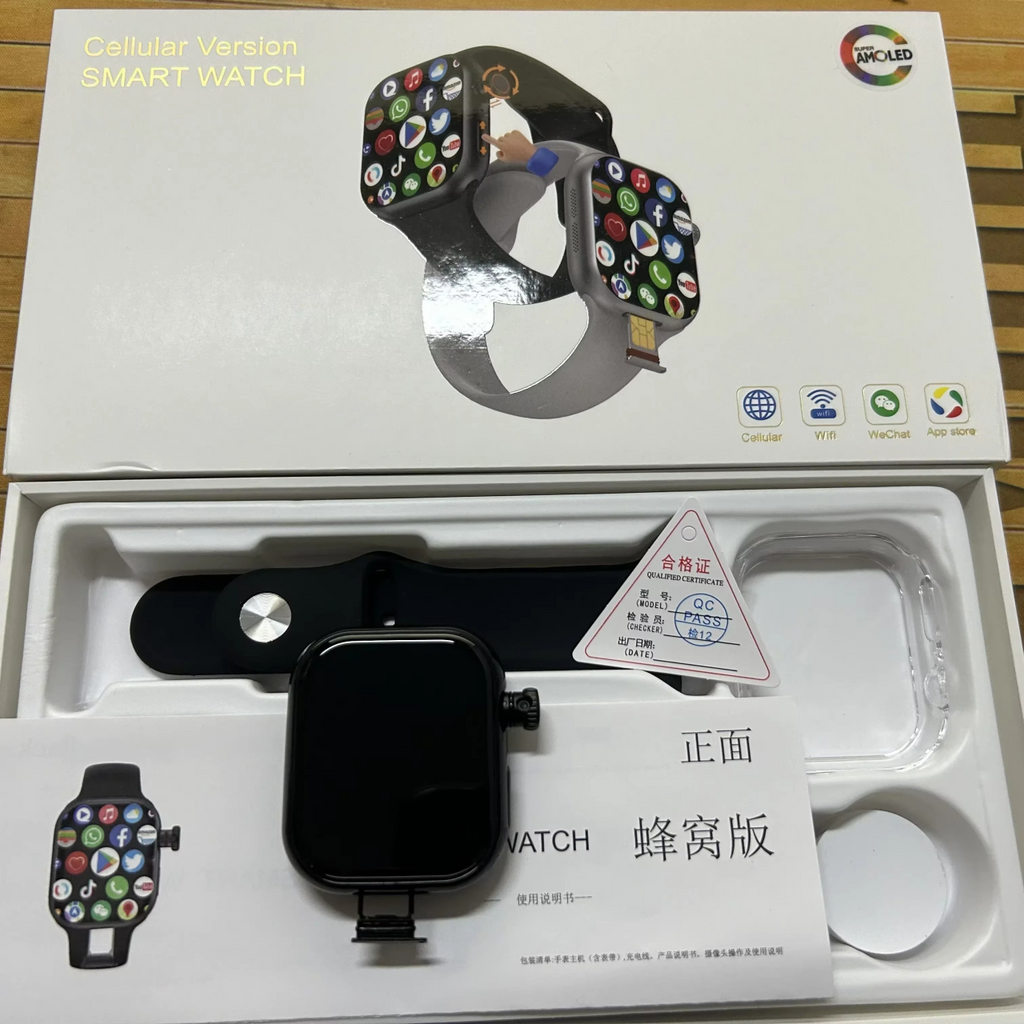 Smartwatch CD20 con ranura SIM para llamadas independientes.
