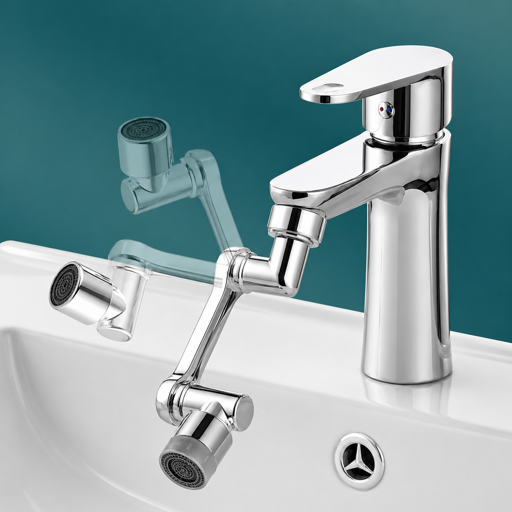 Extensor de Grifo Giratorio 360° con Modos de Agua