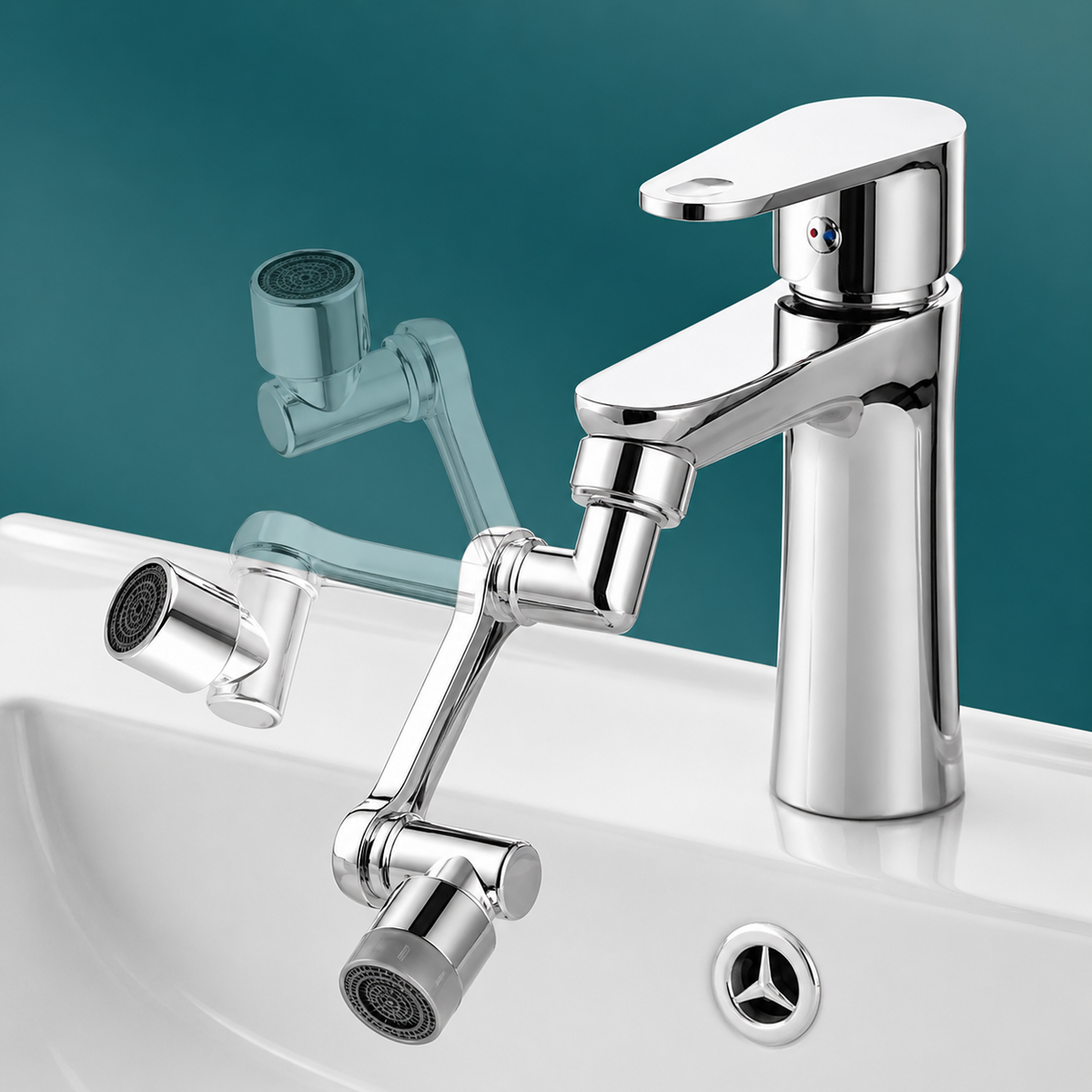 Extensor de Grifo Giratorio 360° con Modos de Agua