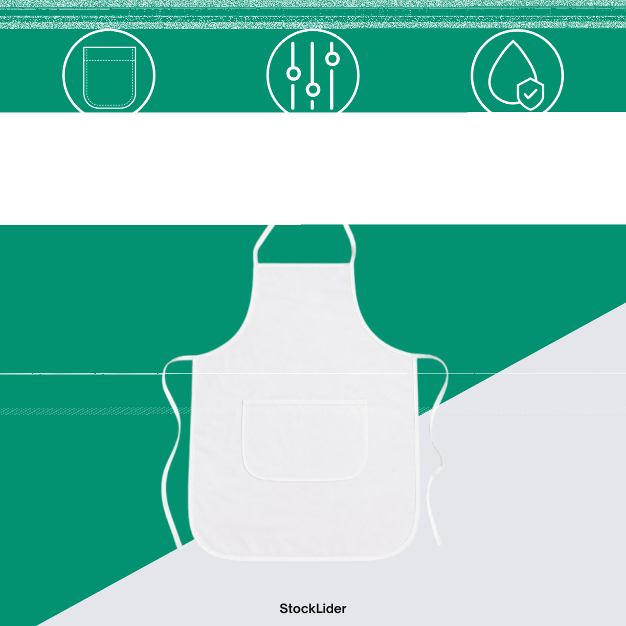 Delantal impermeable doble capa