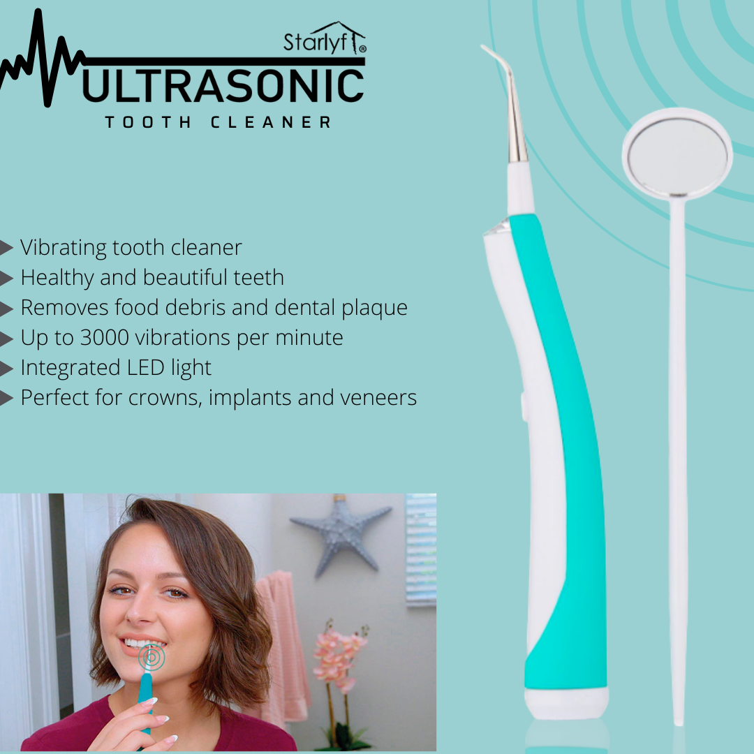 Limpiador Dental con Vibración de Alta Frecuencia - Blanqueador Dental