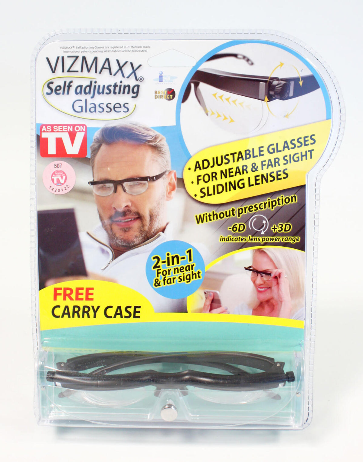 Gafas ajustables graduación instantánea autoajustable