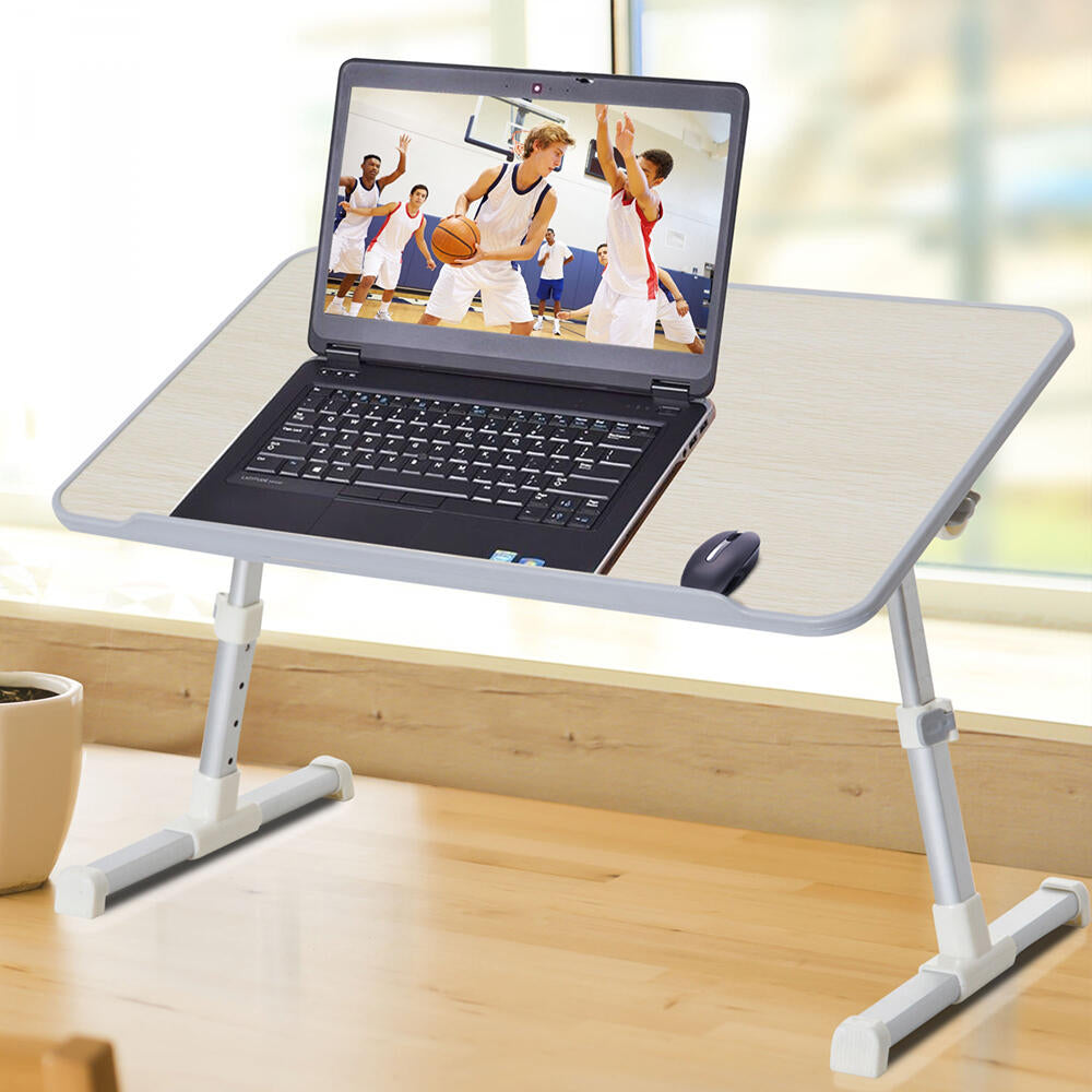 Mesa Plegable para Ordenadores Portatiles con Ventilador Usb Adaptable a Cama & Sofa