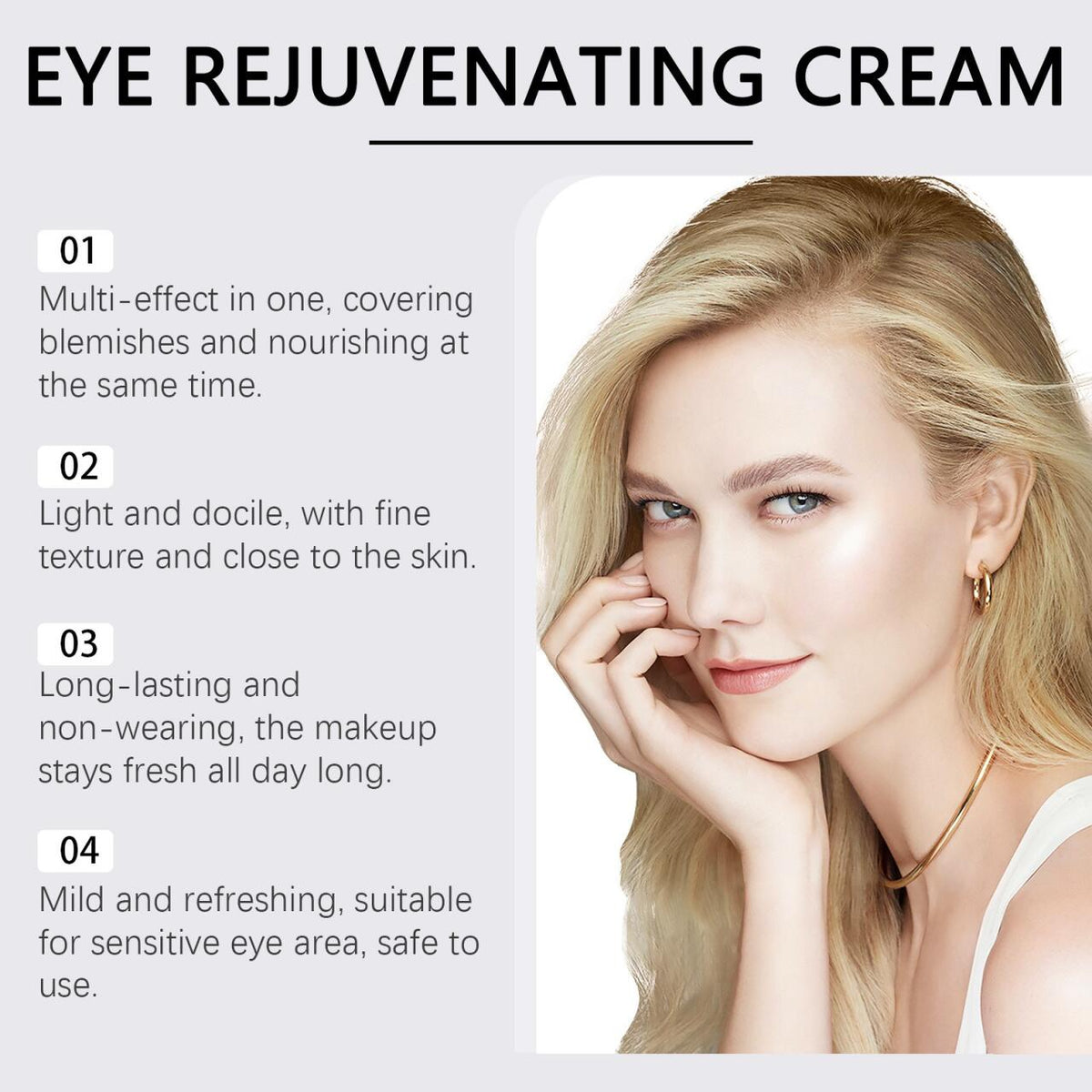 Contorno de Ojos Rejuvenecedor Antiarrugas Iluminador – Mirada Radiante y Rejuvenecida