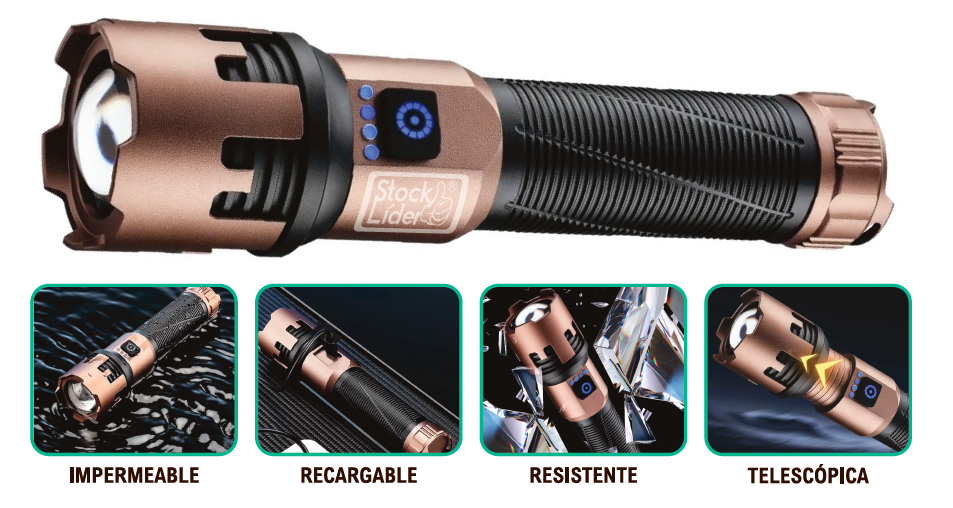 Linterna súper potente