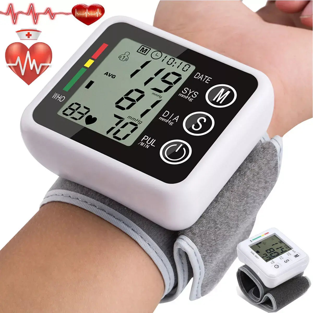 Monitor de Presión Arterial Electrónico – Control Preciso y Fácil en Casa