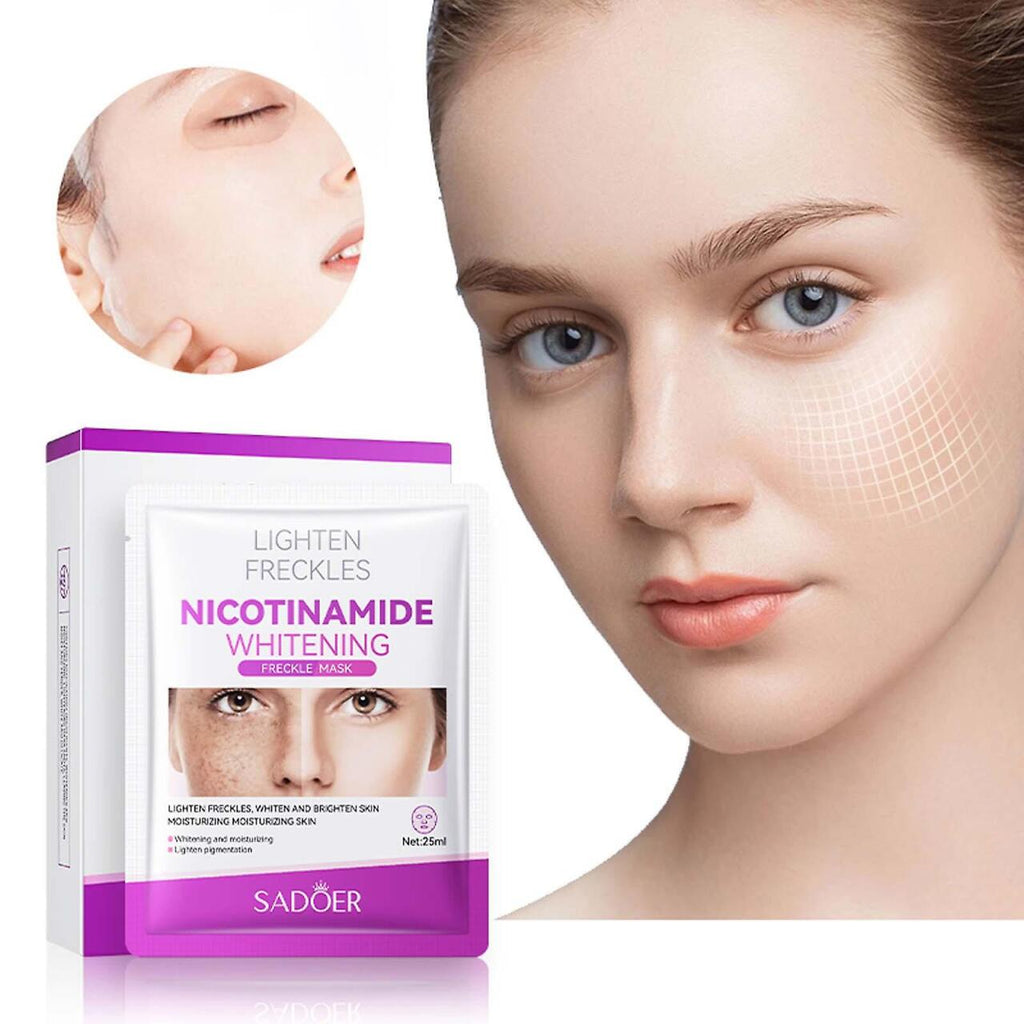 Mascarilla Facial Anti-Pecas Blanqueadora de Nicotinamida – Piel Uniforme y Radiante (1ud)
