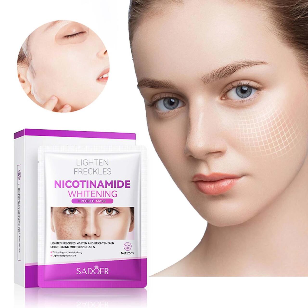 Mascarilla Facial Anti-Pecas Blanqueadora de Nicotinamida – Piel Uniforme y Radiante (1ud)