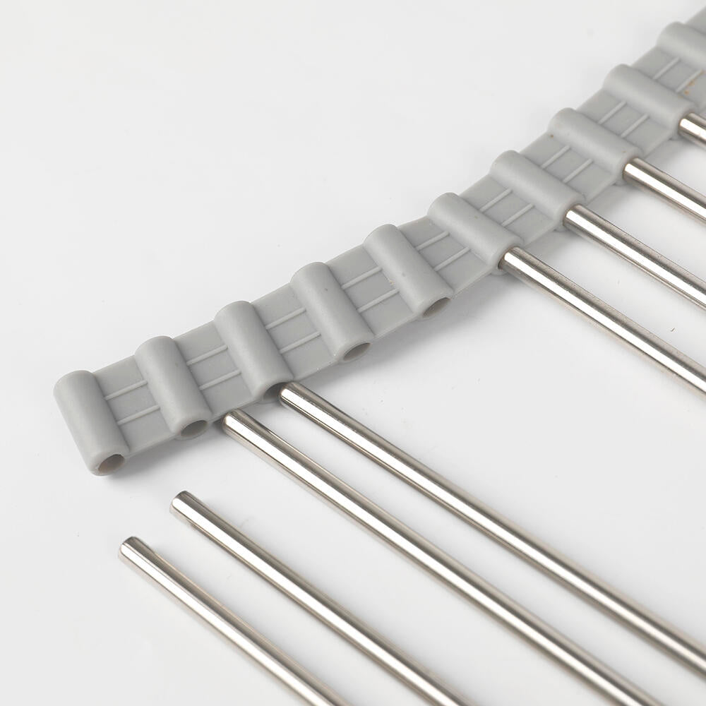 Escurridor De Platos Plegable De Acero Inoxidable