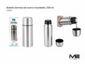 Botella Térmica de Acero Inoxidable 350 ml Compacta y Elegante