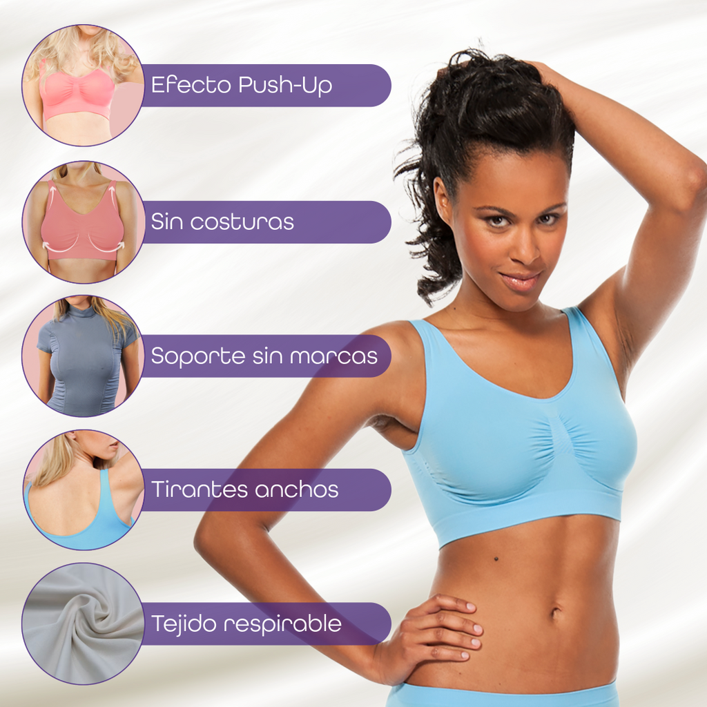 Sujetador Bra Set of 3 Colors
