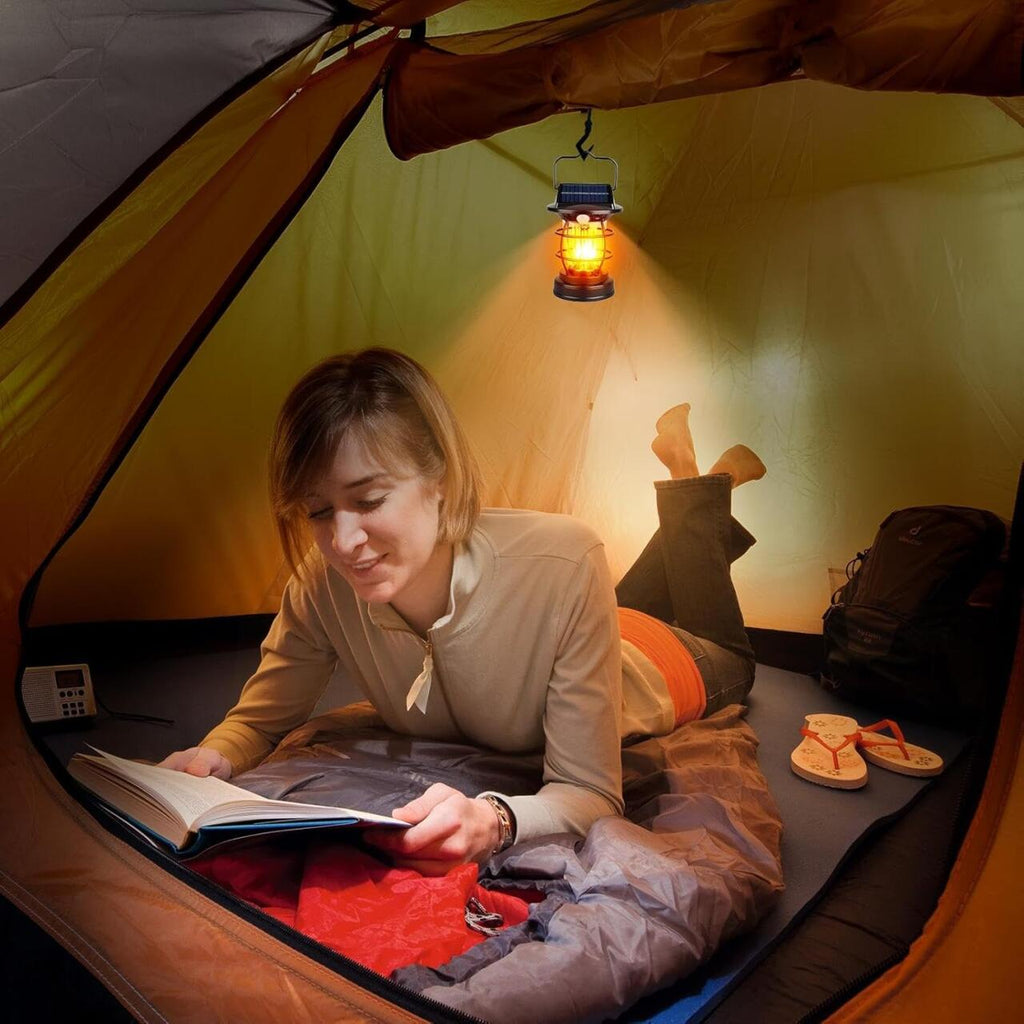 Lámpara solar de camping