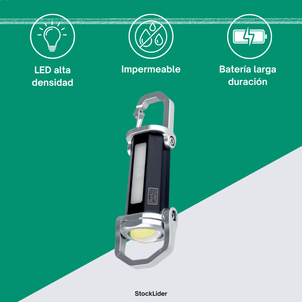 Linterna llavero multifunción