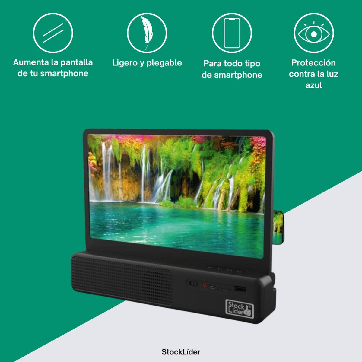 Amplificador pantalla bluetooth