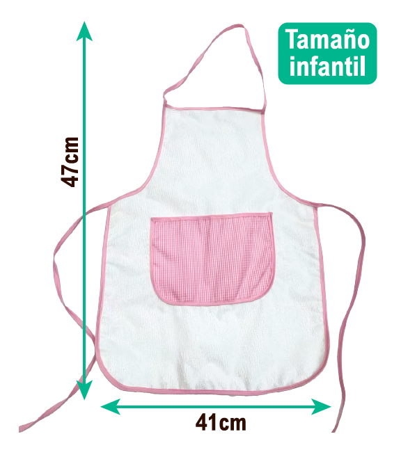 Delantal impermeable doble capa