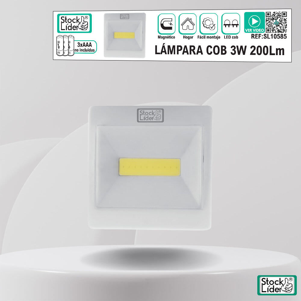 Lámpara COB 3W 200Lm