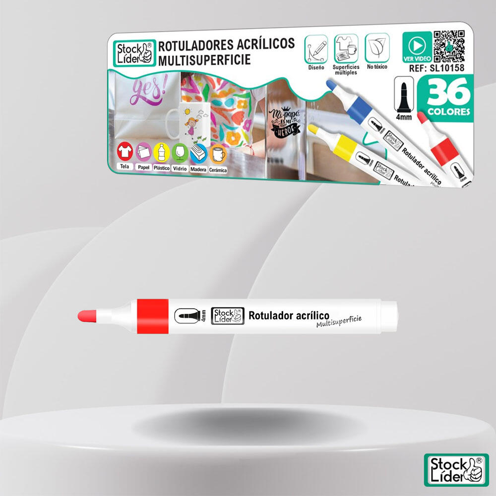 Rotulador acrílico 36pcs