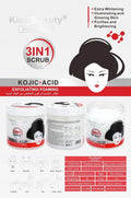 Crema Exfoliante 3 en 1 Ácido Kójico 500ML – KISS BEAUTY Iluminación, Limpieza y Renovación Profunda