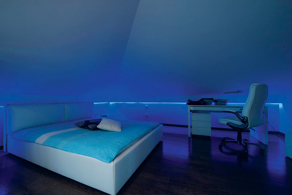 Tira LED regulable de 16 colores, a prueba de agua y con control remoto incluido