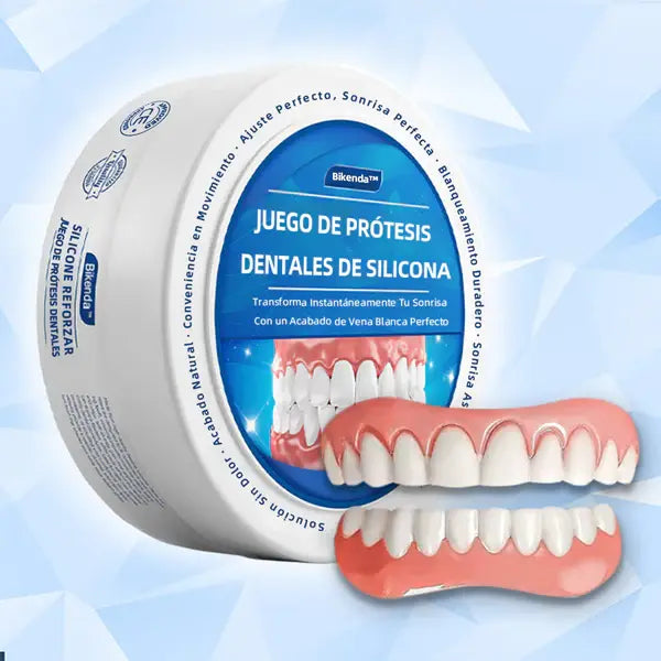 Prótesis Dental de Silicona - Sonrisa Instantánea y Cómoda