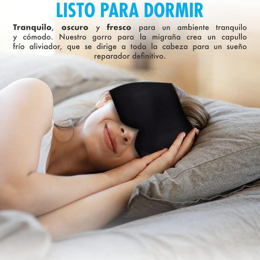 Pack Almohadilla de gel para rodillas codos Y Gorro de gel para el tratamiento de dolor
