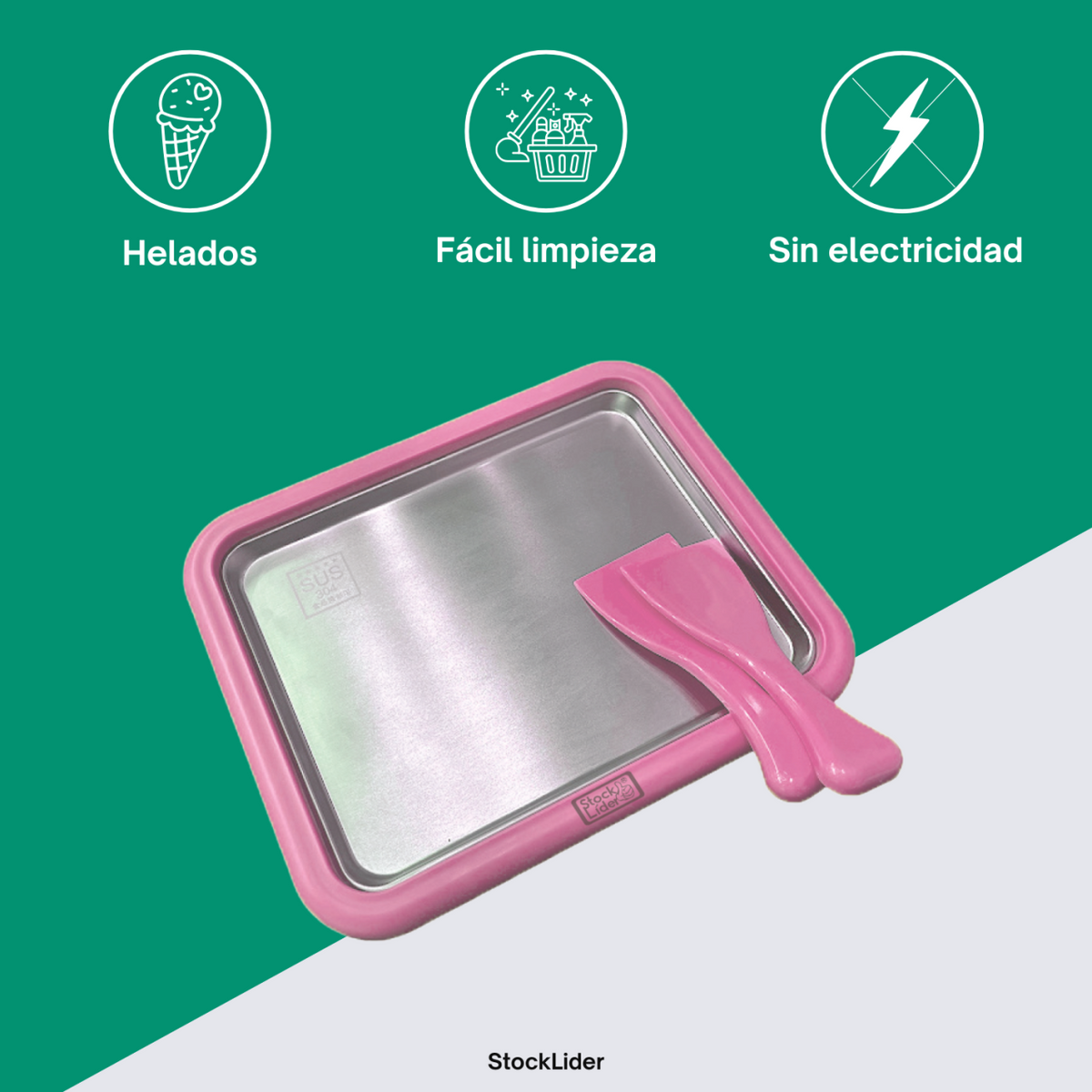 Plancha para helados