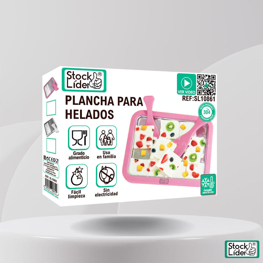 Plancha para helados