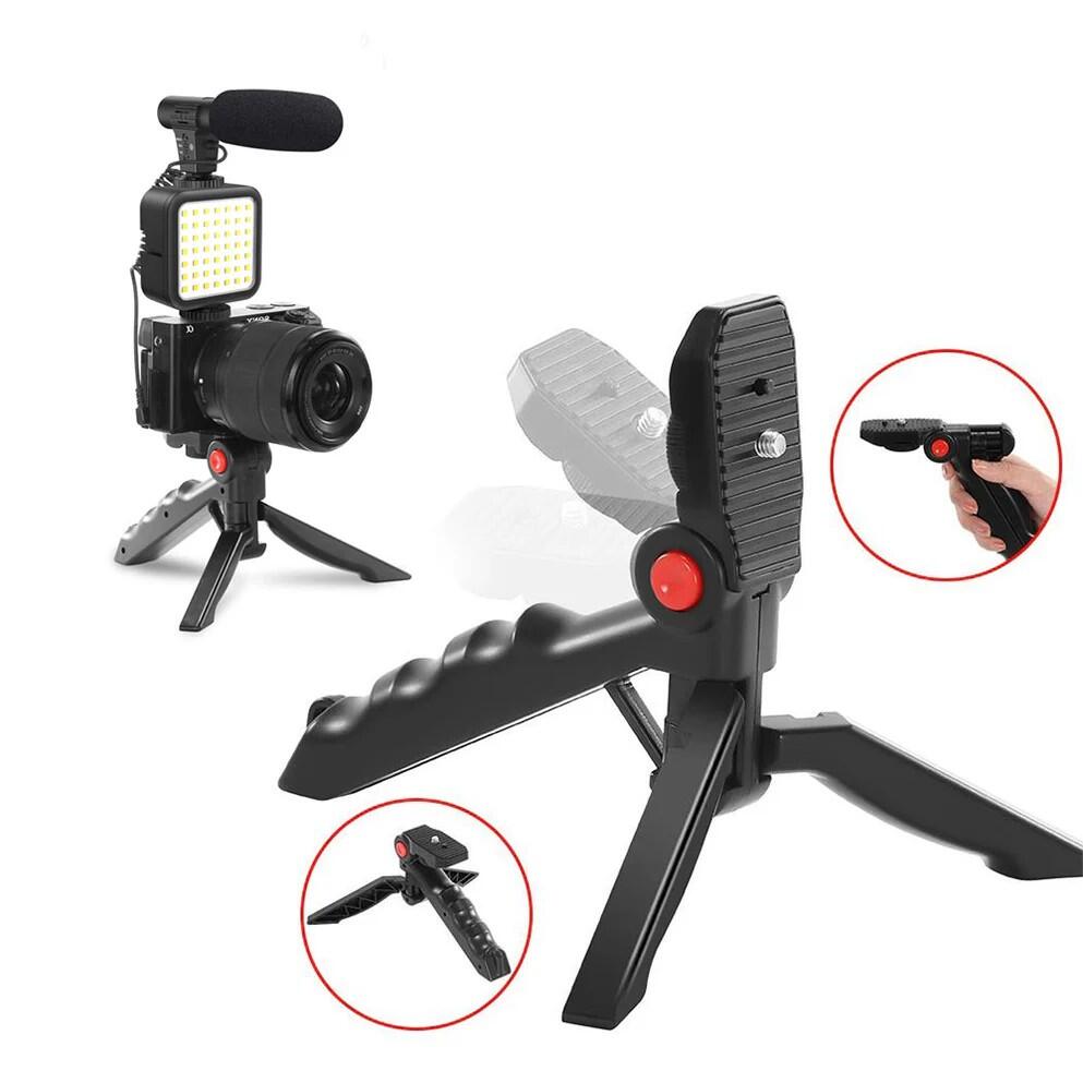Micrófono con Led y Soporte