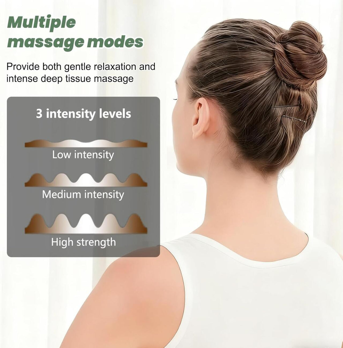 BN4295 Masajeador Cervical y Espalda 4D Mano Biónica con Calor