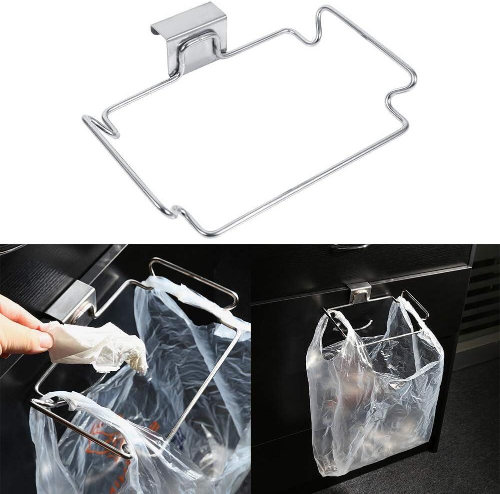 Soporte de bolsa de basura de acero inoxidable Estante para colgar