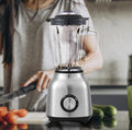 Batidora Licuadora de vaso 500W cristal 1.5L acero inoxidable