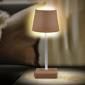 Lámpara de mesa táctil LED regulable y minimalista