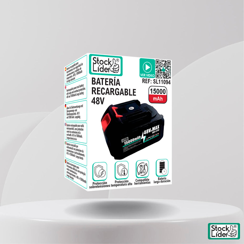 Batería recargable 48v