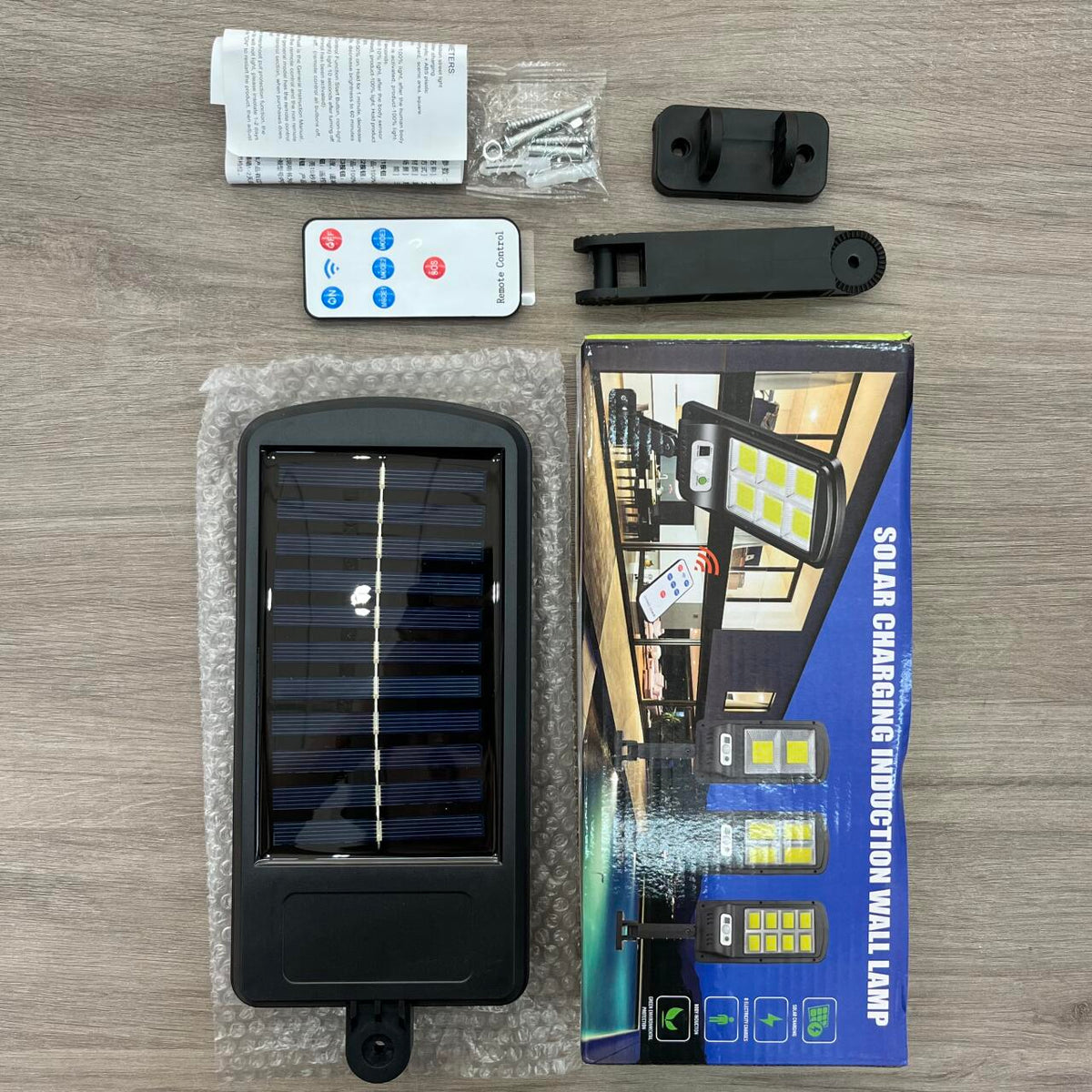 Luz solar para exteriores con sensor de movimiento mcon 3 modos, luz blanca, 144 LED