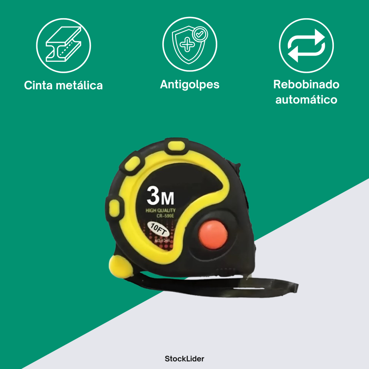 Cinta métrica 3m
