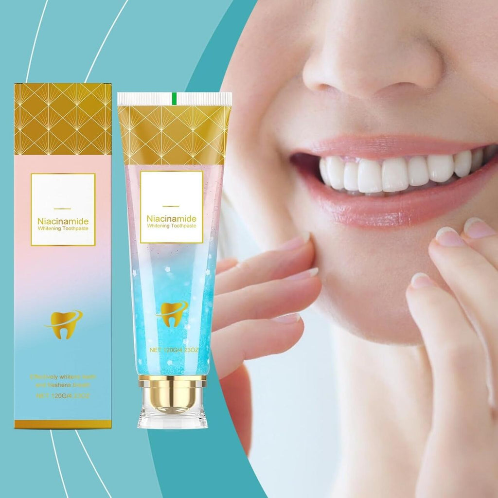 Pasta Dental Blanqueadora con Niacinamida 120G – Sonrisa Más Brillante y Cuidado Diario
